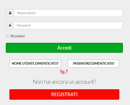 Recupero Username e Password
