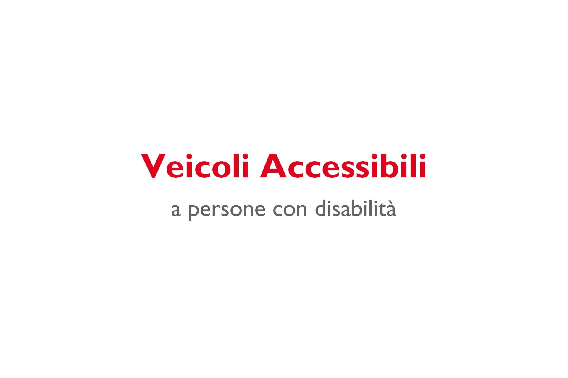 descrizione veicoli accessibili